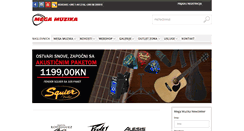 Desktop Screenshot of megamuzika.hr